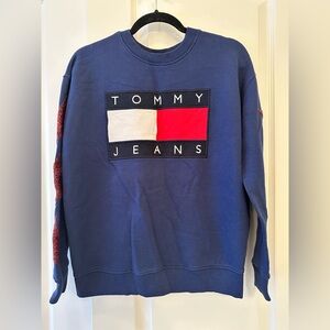 Vintage Tommy Jeans Sweater- Star Sleeves
